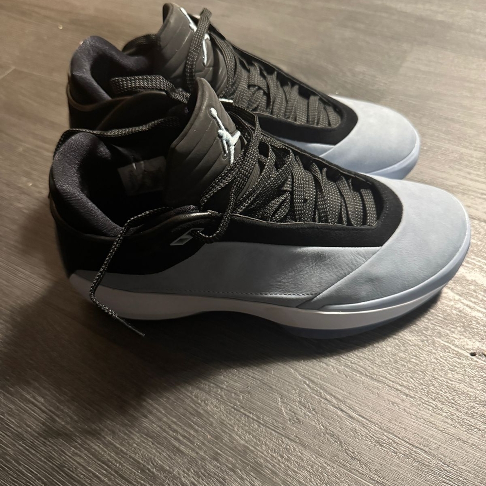 Jordan Black and Light Gray Sneakers